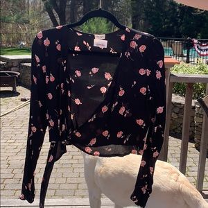 Brandy Melville wrap top